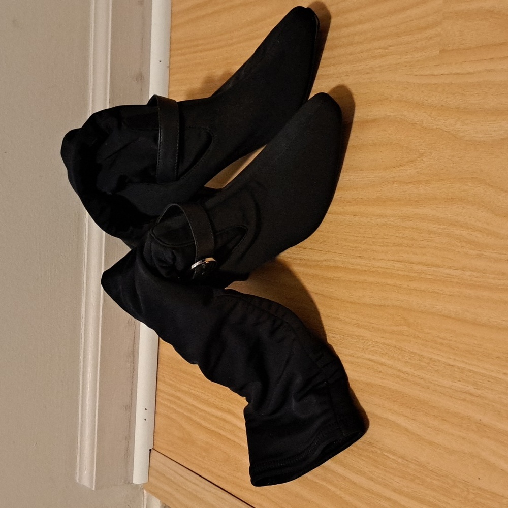 Navy blue boots - Picture 4 of 8